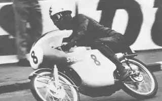 1963_Mitsuo Ito becomes the first Japanese rider to win the Isle of Man TT in the 50cc class.